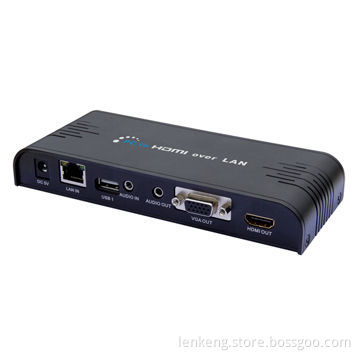 LKV376 PC to HDMI Over LAN Converter and Extender, Supports Microsoft's Windows 7, Vista and XP